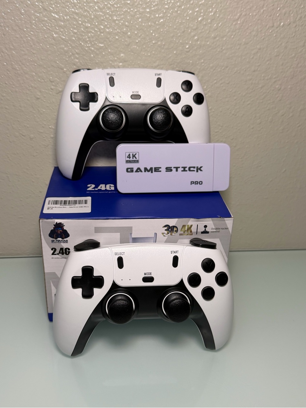 Pro Wireless Game Controller - White and Black